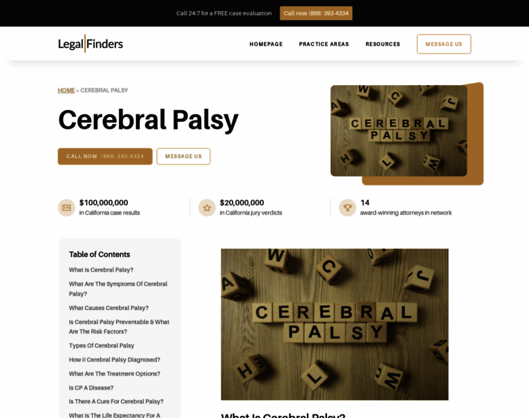 Cerebralpalsygroup.com thumbnail