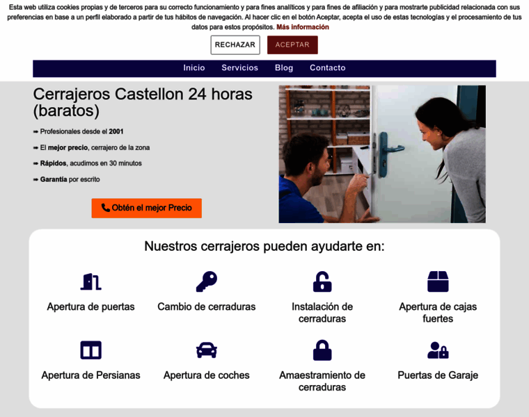 Cerrajeroscastellon.com.es thumbnail