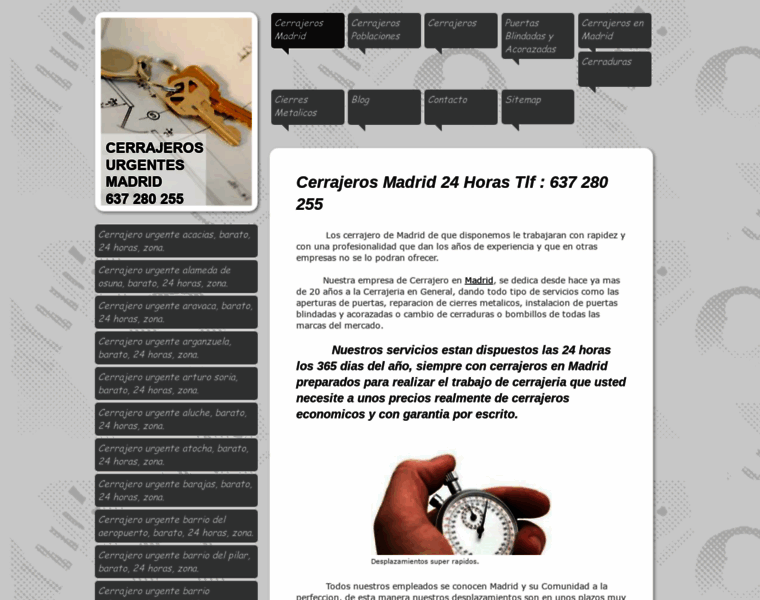Cerrajerosurgentesenmadrid.com thumbnail