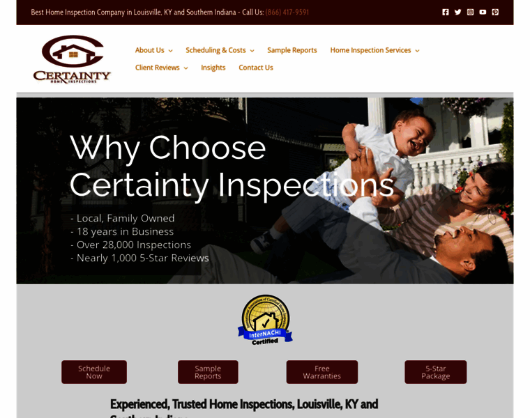 Certaintyinspections.com thumbnail
