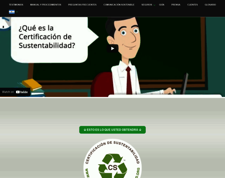 Certificaciondesustentabilidad.org thumbnail