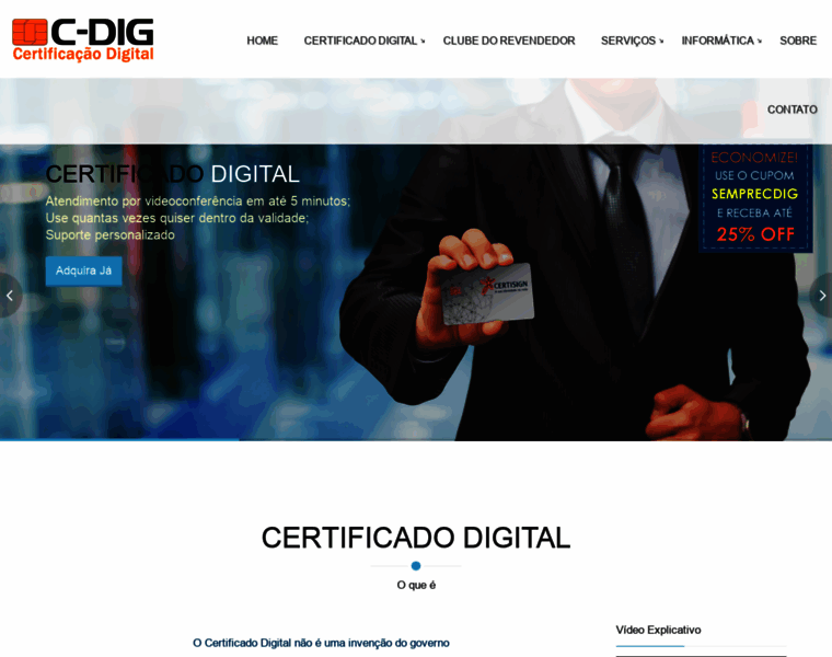 Certificadodigital.inf.br thumbnail
