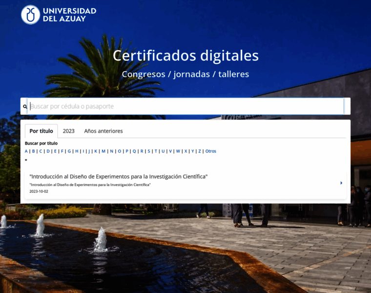 Certificados.uazuay.edu.ec thumbnail