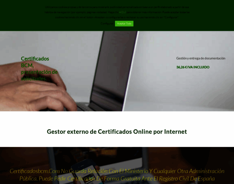 Certificadosbcm.com thumbnail