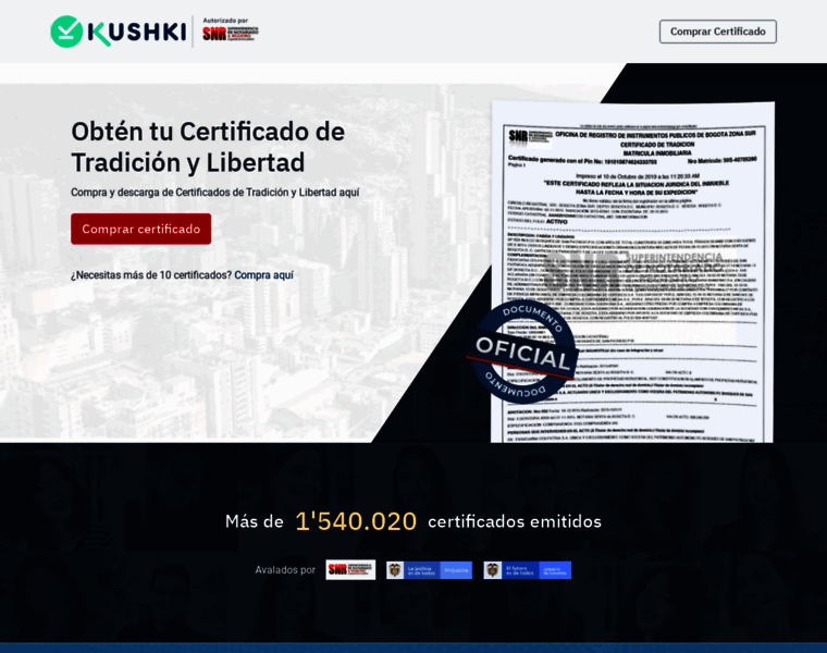 Certificadosyregistros.co thumbnail
