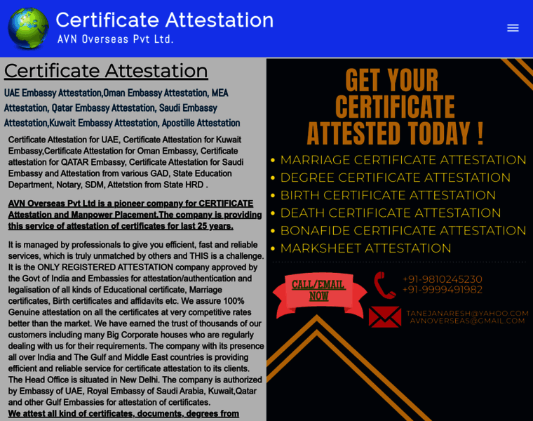 Certificateattestation.in thumbnail