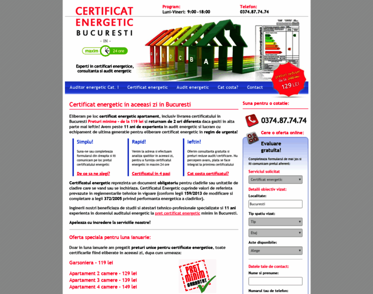 Certificatenergeticbucuresti.com thumbnail