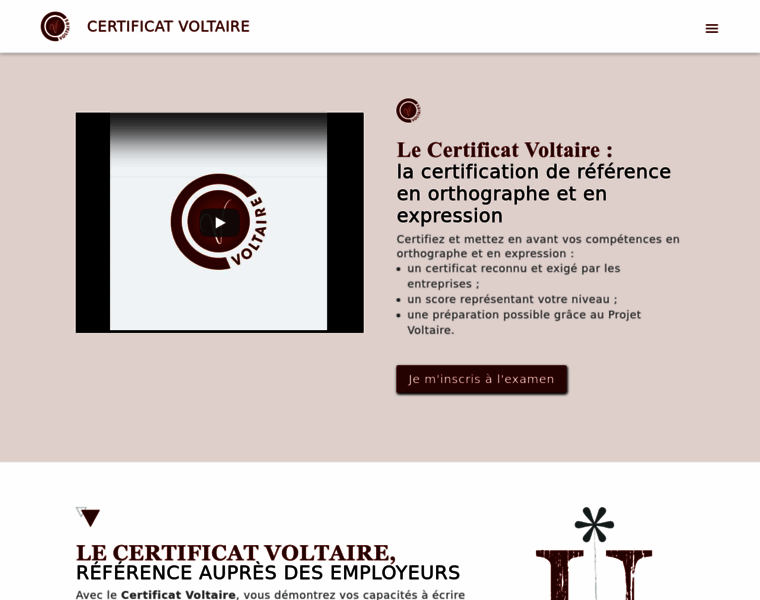 Certification-voltaire.fr thumbnail