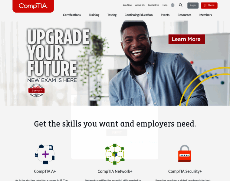 Certifications.comptia.org thumbnail