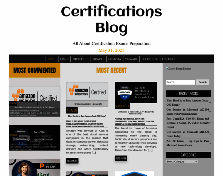 Certificationsblog.net thumbnail