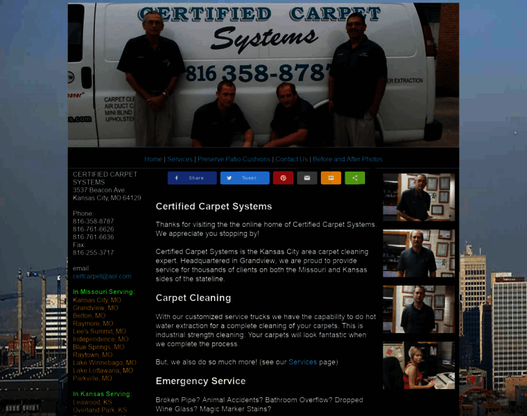 Certifiedcarpetsystems.com thumbnail