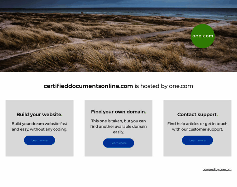 Certifieddocumentsonline.com thumbnail