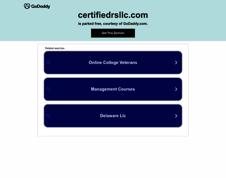 Certifiedrsllc.com thumbnail