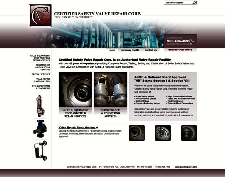 Certifiedvalve.com thumbnail