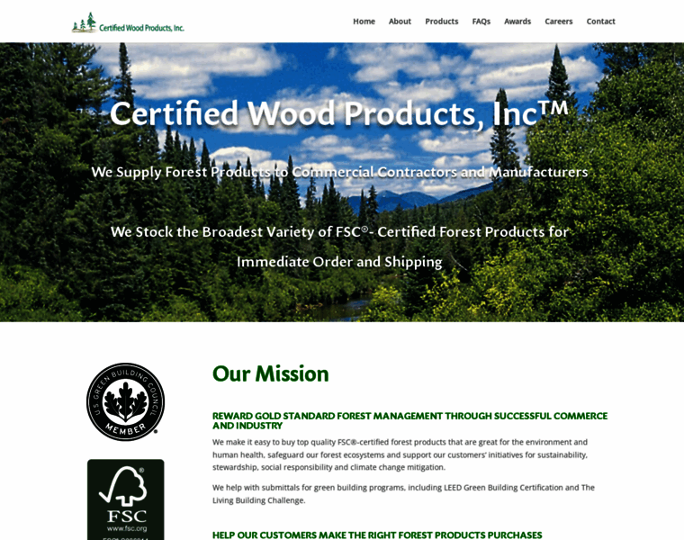 Certifiedwoodproducts.net thumbnail