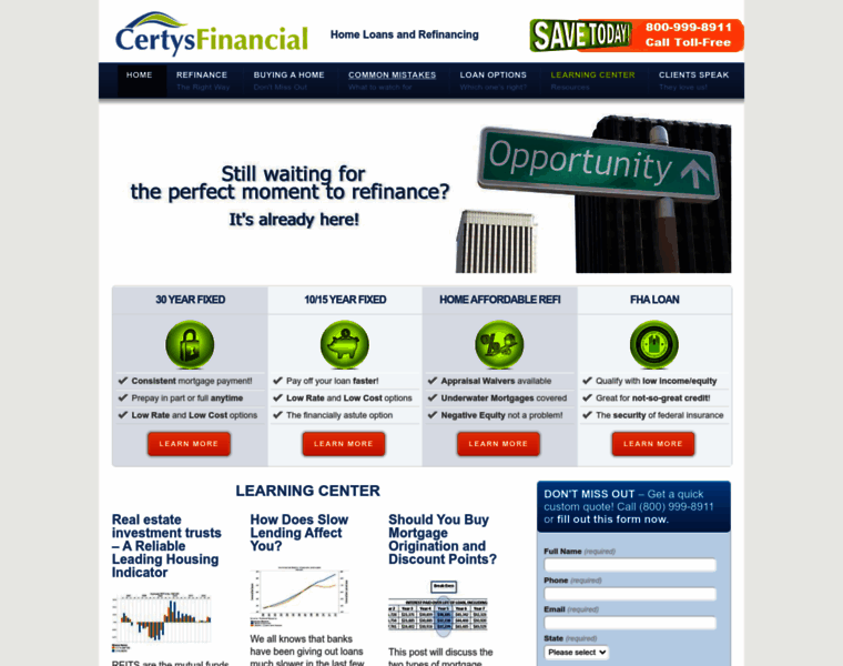 Certysfinancial.com thumbnail