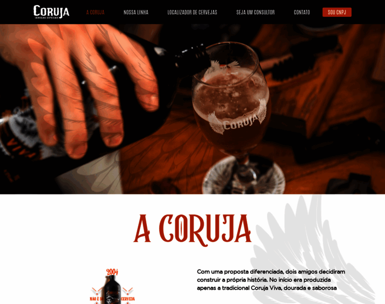 Cervejacoruja.com.br thumbnail