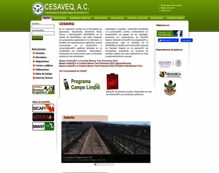 Cesaveq.org.mx thumbnail