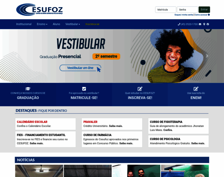 Cesufoz.edu.br thumbnail