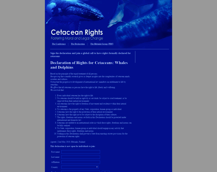 Cetaceanrights.org thumbnail