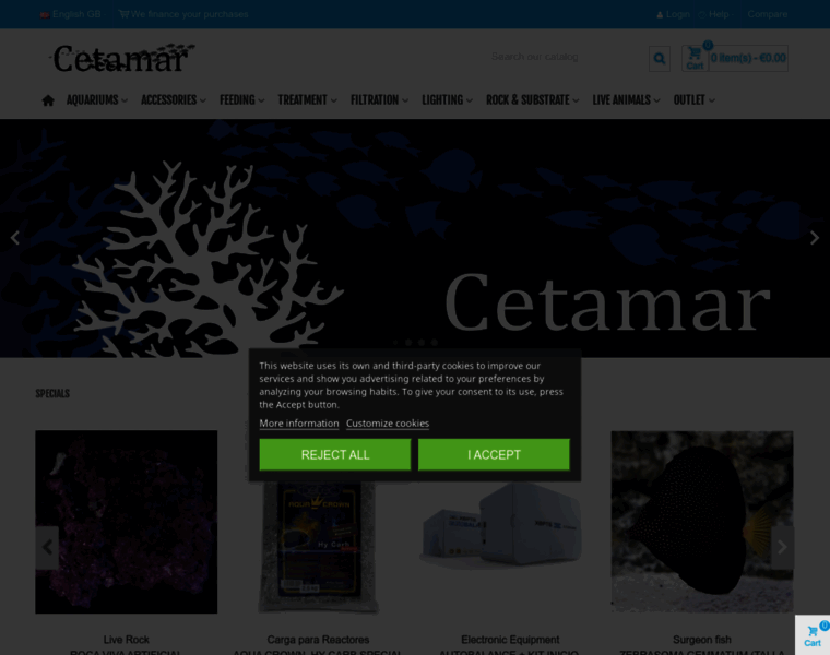Cetamar.com thumbnail