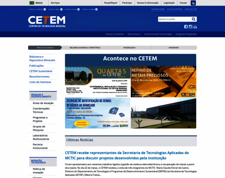 Cetem.gov.br thumbnail