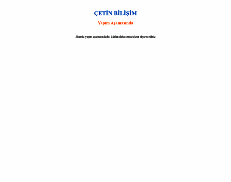 Cetinbilisim.com thumbnail