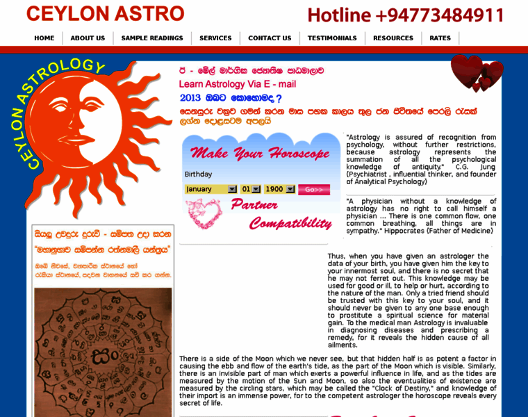 Ceylonastro.com thumbnail