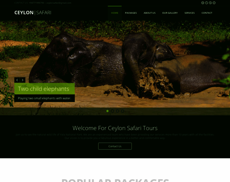 Ceylonsafari.com thumbnail