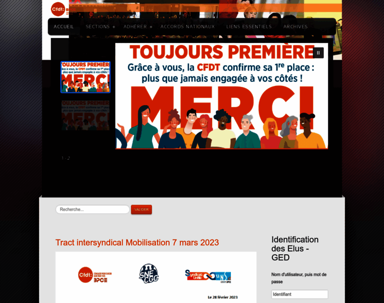 Cfdt-bpce.fr thumbnail