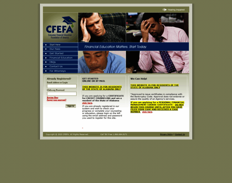 Cfefa.org thumbnail