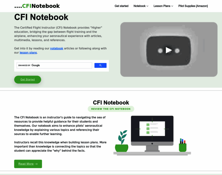 Cfinotebook.net thumbnail