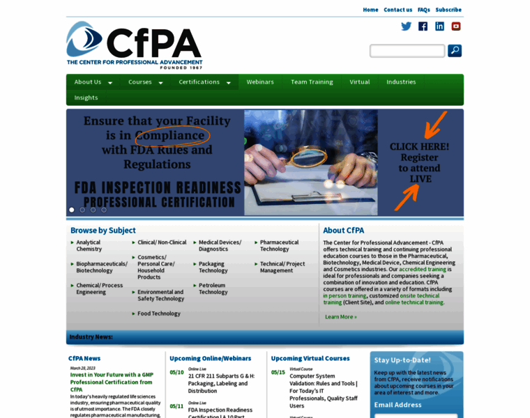 Cfpa.com thumbnail