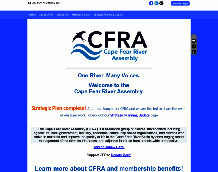 Cfra-nc.org thumbnail
