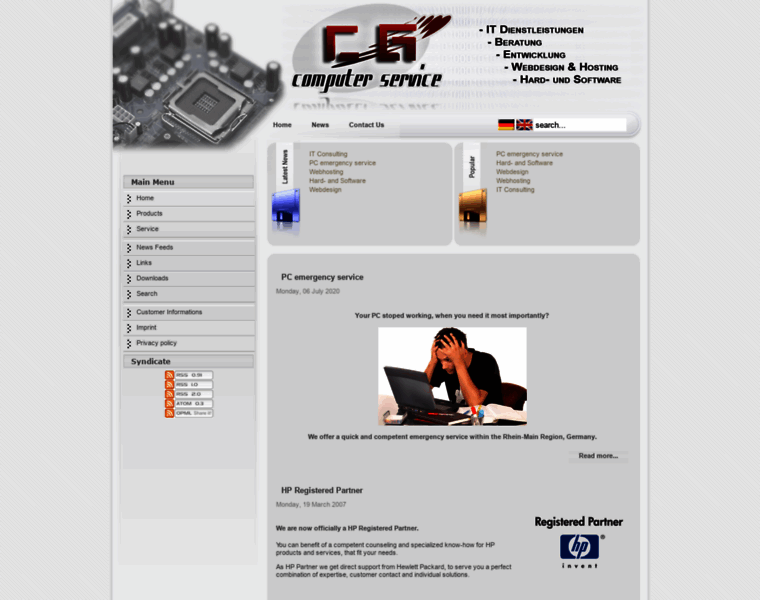 Cg-computerservice.de thumbnail