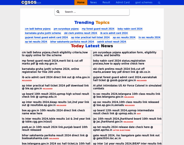Cgsos.co.in thumbnail Cgsos.co.in thumbnail