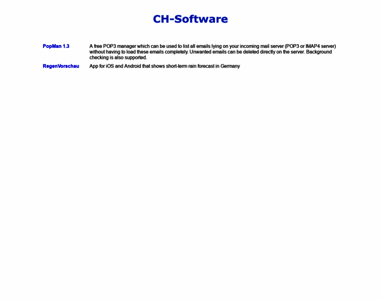 Ch-software.de thumbnail