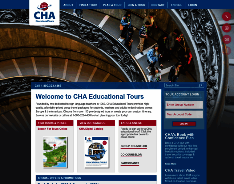 Cha-tours.com thumbnail