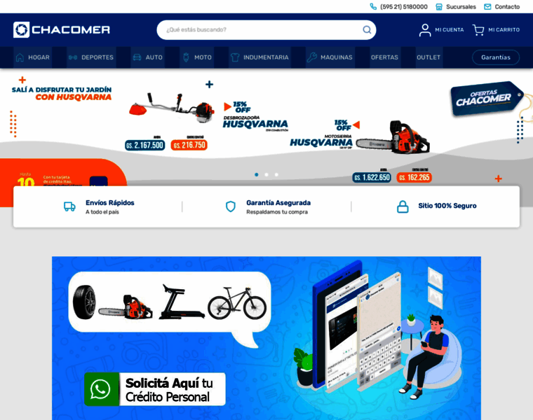Chacomer.com.py thumbnail Chacomer.com.py thumbnail