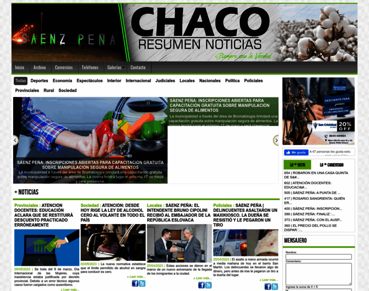 Chacoresumennoticias.com.ar thumbnail