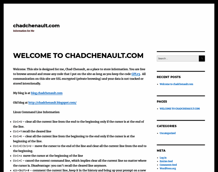 Chadchenault.com thumbnail