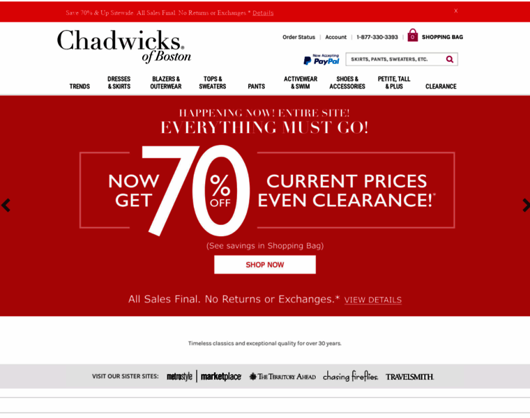 Chadwicks.com thumbnail