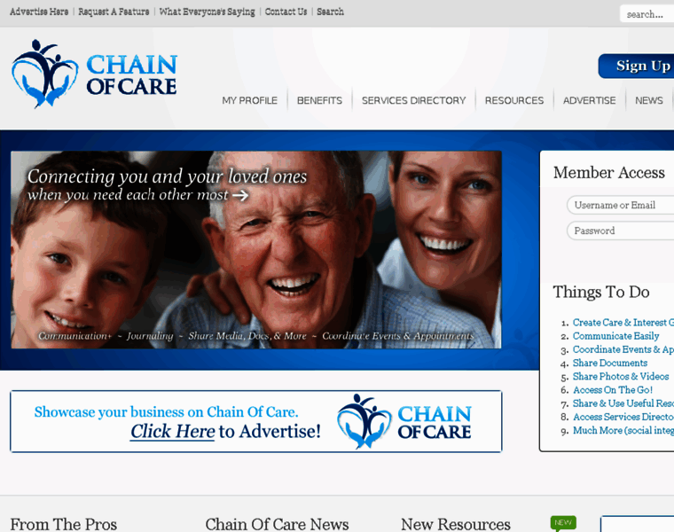 Chainofcare.com thumbnail