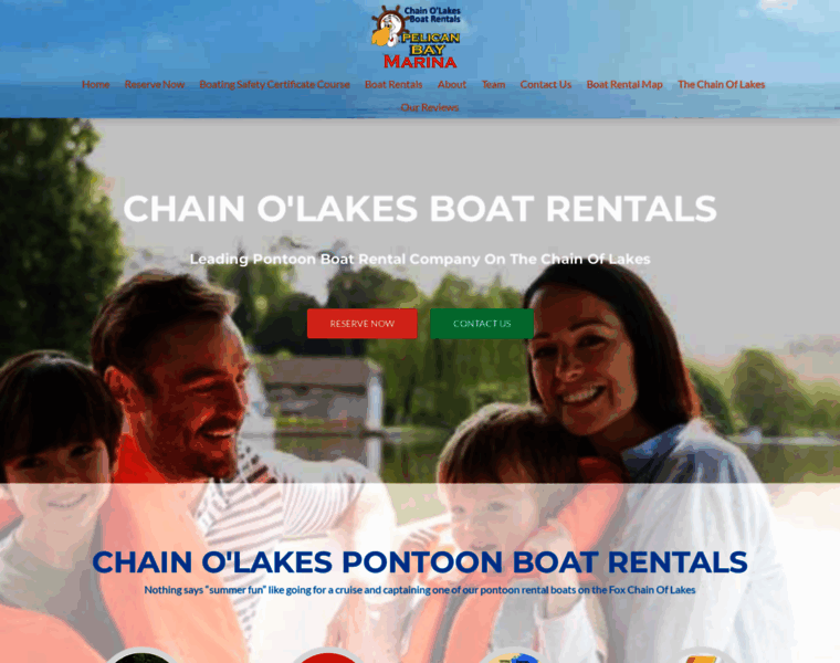 Chainolakesboatrentals.com thumbnail