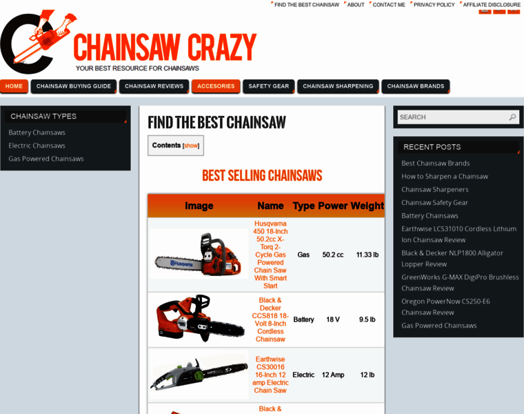 Chainsawcrazy.com thumbnail
