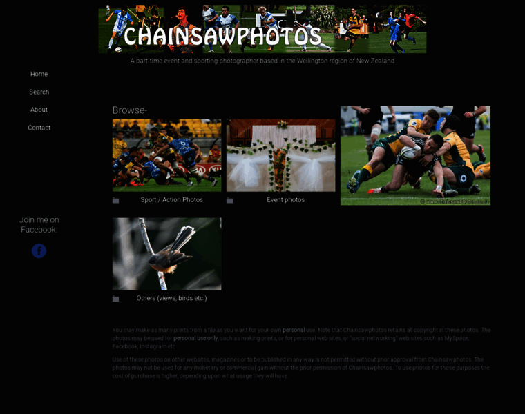 Chainsawphotos.co.nz thumbnail