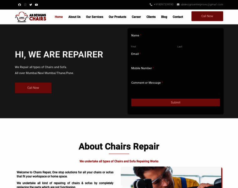 Chairsrepair.com thumbnail