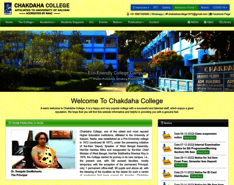 Chakdahacollege.ac.in thumbnail