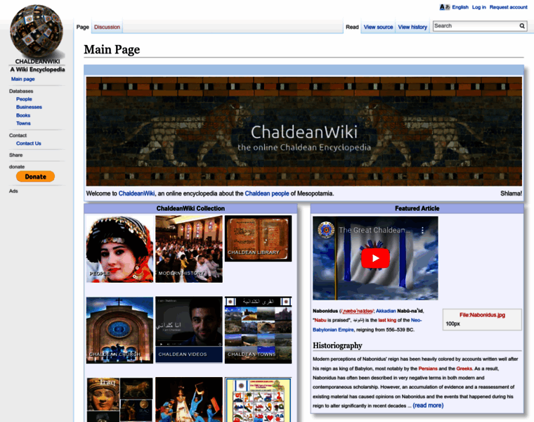 Chaldeanwiki.com thumbnail