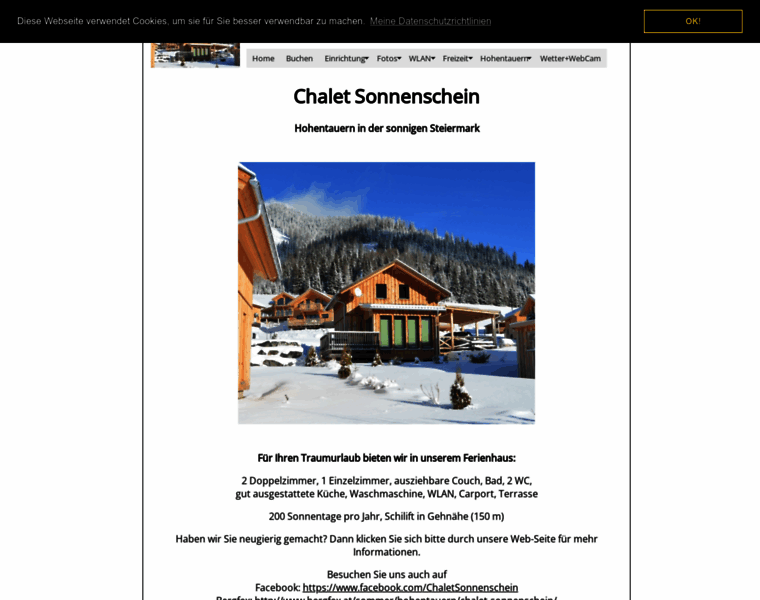 Chaletsonnenschein.at thumbnail